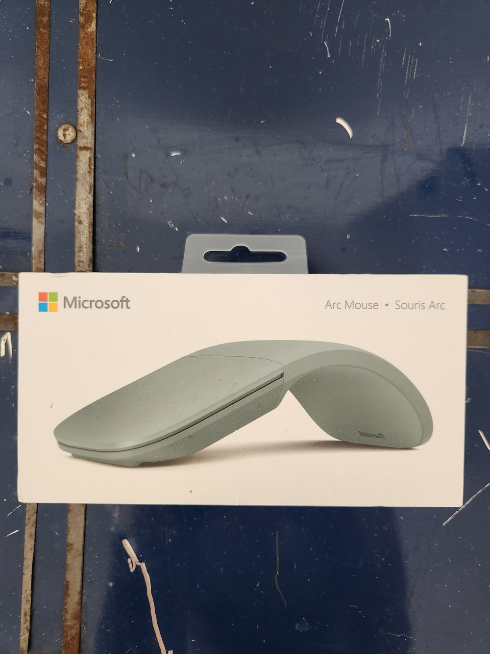 Microsoft Arc Mouse in Soft Blue Matte